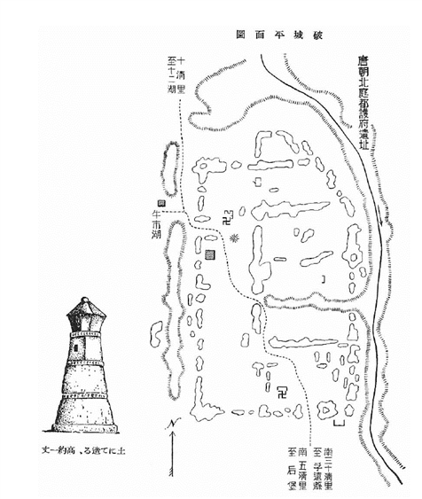 大谷光瑞北庭城平面图.tif