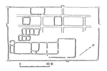 敖伦苏木古城遗址平面图【8】