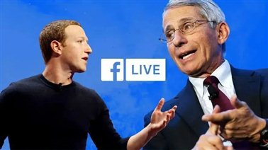 当地时间3月20日，Facebook创始人扎克伯格通过连线直播的方式专访了Anthony Fauci。二人主要谈了当下美国疫情的严重性以及应对措施，同时也提到了疫苗的研发进展等话题。