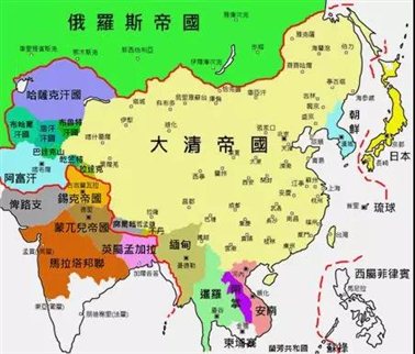 1759年的清朝版图。清代“大一统”观念自形成之后，就像一个巨大的磁场，几乎具有收编知识界各种异见的超强能力，它不但制约着中国政治秩序治理的模式，而且也形塑着中国人的基本心理状态，这种影响虽经清朝灭亡的剧烈变动却一直延续到今天。